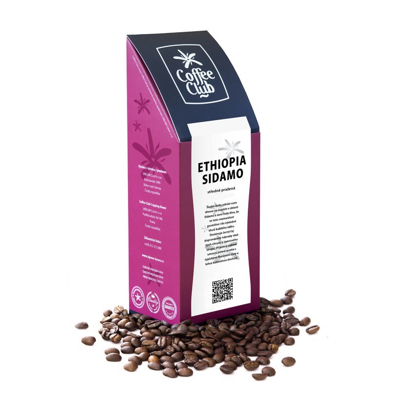 Káva Ethiopia Sidamo Washed