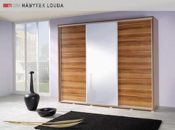 PENELOPA 255 šatní skříň se zrcadlem