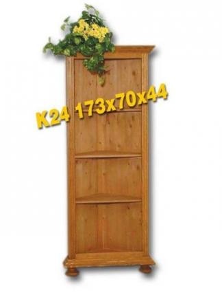 K24 rohová vitrína