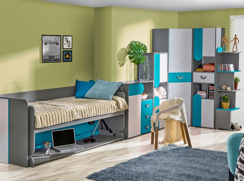 FUTURO modulová sestava s překlápěcí postelí