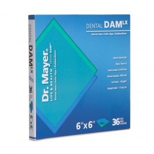 Blána Kofferdam Dr. Mayer 6X6 střední - mátově zelená