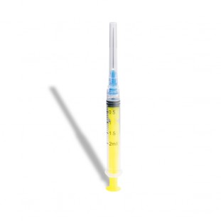 Sterilní jednorázová stříkačka Remedy Žlutá 2 ml