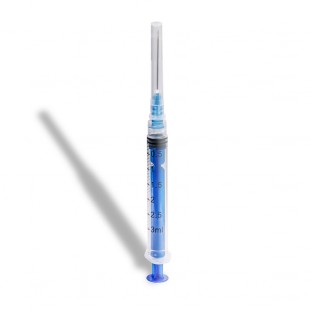 Sterilní jednorázová stříkačka Remedy modrá 3 ml