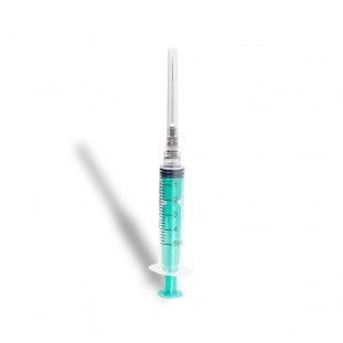 Sterilní jednorázová stříkačka Remedy zelená 5 ml