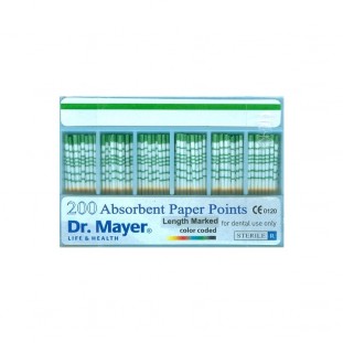 Papírové čepy značené 02*Ass 45-85 Dr. Mayer