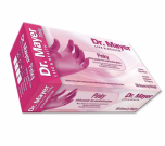 Rukavice nitrilové bez pudru Dr. Mayer růžové XS (100ks)