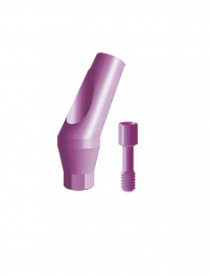 Zahnutý anatomický abutment S 25º