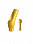 Zahnutý anatomický abutment W 25º