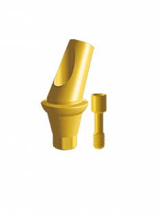 Zahnutý anatomický abutment W 2 mm 25º