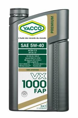YACCO VX 1000 FAP 5W40