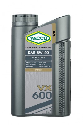 YACCO VX 600 5W40