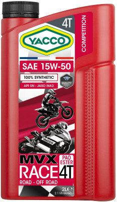 YACCO MVX RACE 4T 15W50