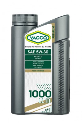 YACCO VX 1000 LL III 5W30